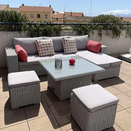 Patio D'azur Toit Terrasse De Gamme 3 Ch Jacuzzi Coeur De Et * Сен-Рафаэль