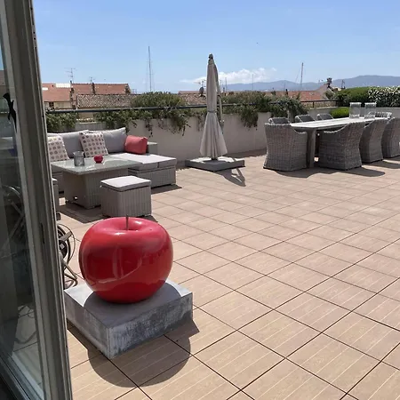Patio D'azur Toit Terrasse De Gamme 3 Ch Jacuzzi Coeur De Et 公寓 *